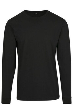 Build Your Brand BY091 - Comfort Fit Mens Long Sleeve Cotton Tee