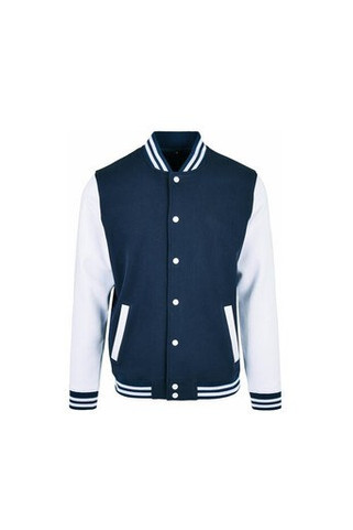 Build Your Brand BYB004 - Retro Baseballjacke im Bomberstil für Unisex