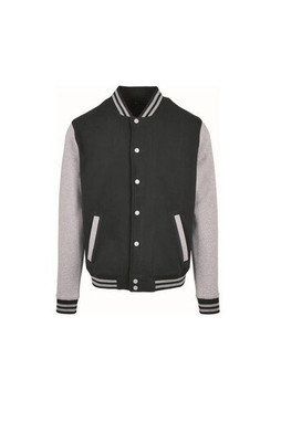 Build Your Brand BYB004 - Vintage Inspired Unisex Baseball Jacket BYB004