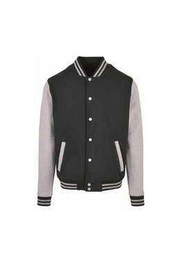 Build Your Brand BYB004 - Retro Baseballjacke im Bomberstil für Unisex