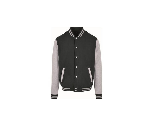 Build Your Brand BYB004 - Vintage Inspired Unisex Baseball Jacket BYB004