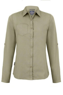 CRAGHOPPERS CES002 - Chemise manches longues en polyester recyclé femme