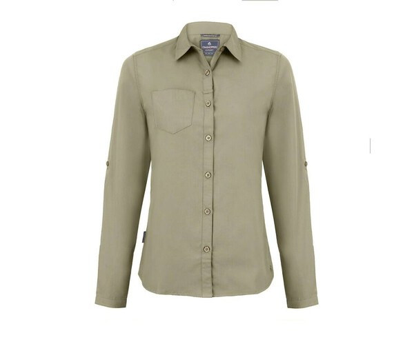 Craghoppers CES002 - Long sleeve shirt in Women's recycled polyester