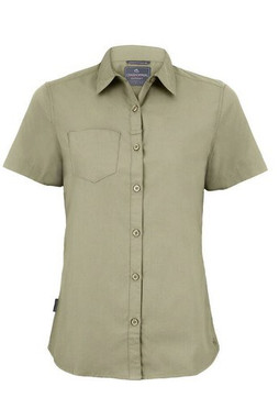 Craghoppers CES004 - Short sleeve shirt in female recycled polyester
