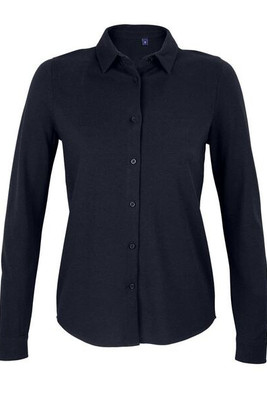 NEOBLU 03791 - Basile Women Camisa Feminina De Algodão Piqué