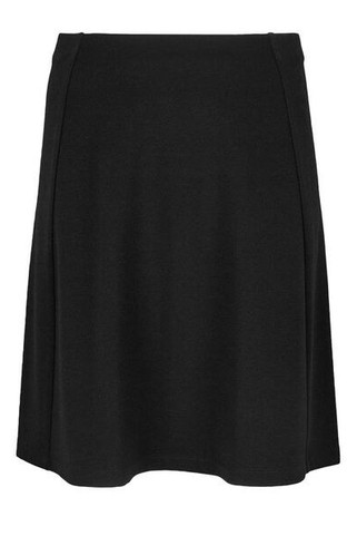 NEOBLU 03795 - Chloe Milano Knit Above-Knee A-Line Skirt