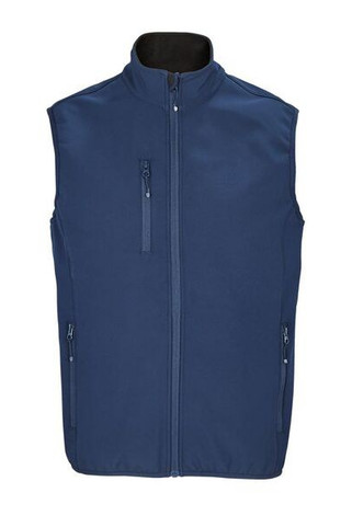 SOLS 03825 - Falcon Bw Men Veste Homme Zippée Softshell Sans Manche