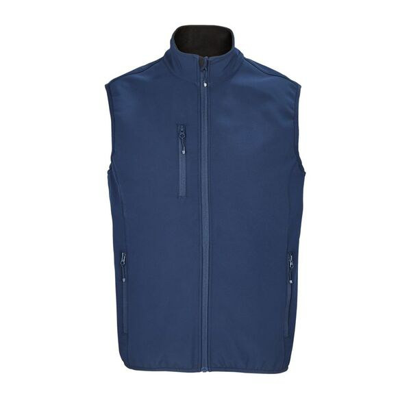 SOL'S 03825 - Falcon Herre Softshell Vest med Lynlåslommer