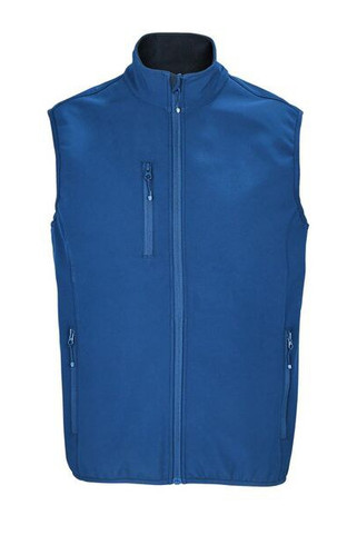 SOLS 03825 - Falcon Herre Softshell Vest med Lynlåslommer