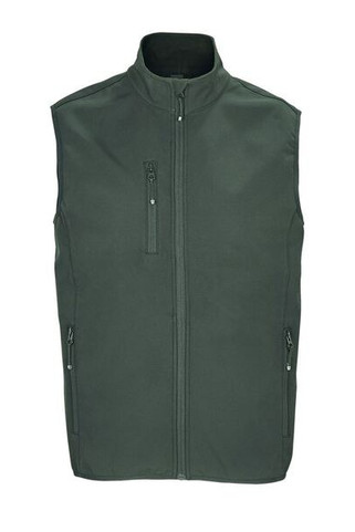 SOLS 03825 - Pánská Softshell Vesta Falcon BW s Fleece Podšívkou