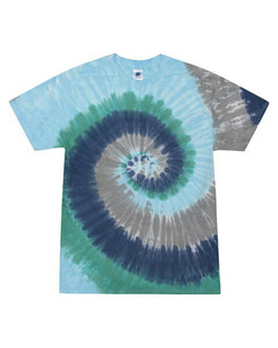 Tie dye gildan t-shirts for men pink and yellow