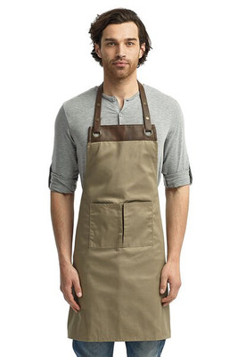 Artisan Collection by Reprime RP123 - Delantal Barista con Detalles de Cuero Sintético