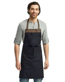 Artisan Collection by Reprime RP123 - Delantal Barista con Detalles de Cuero Sintético