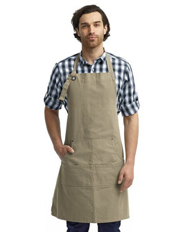Artisan Collection by Reprime RP137 - "Calibre" Heavy Cotton Canvas Pocket Apron