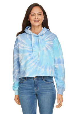 Tie-Dye CD8333 - Ladies Cropped Hooded Sweatshirt