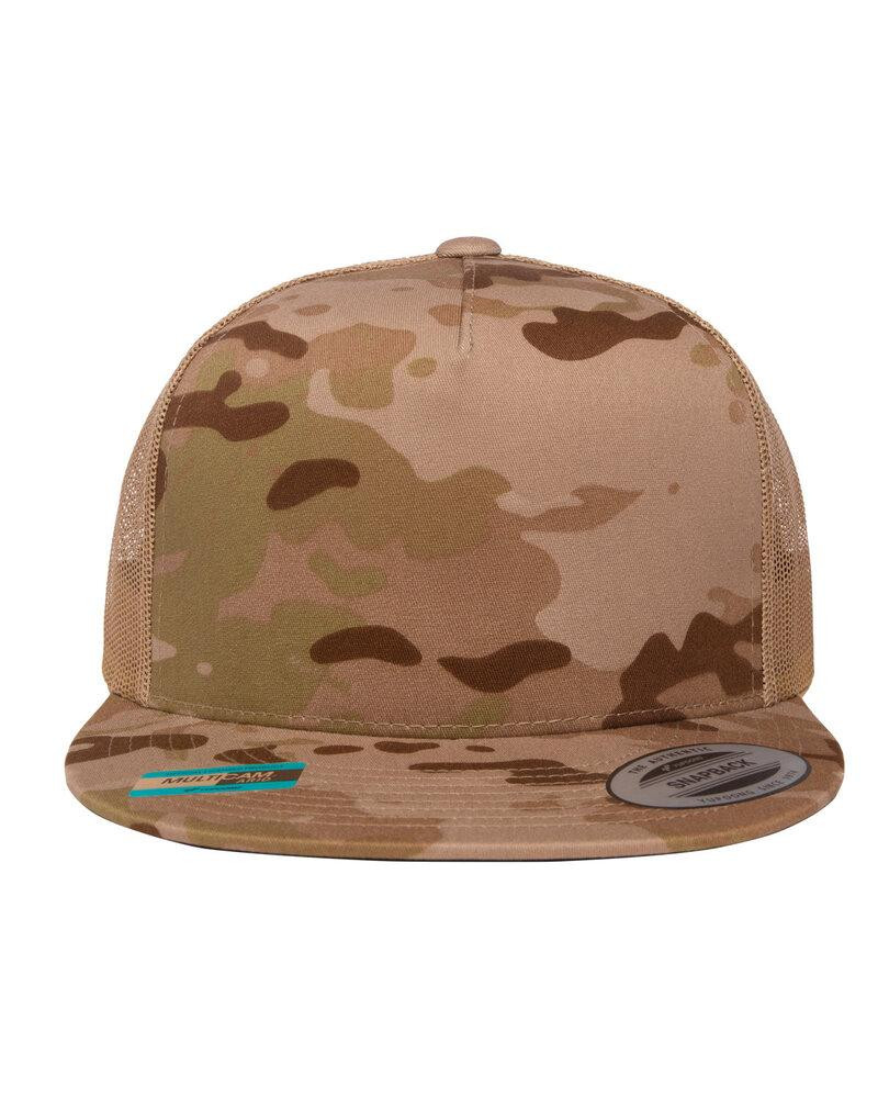 Multicam Panama Hat with Chin Strap and Anti-Mosquito Net