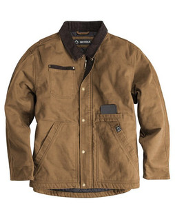 Dri Duck DD5091 - Chaqueta de Lona con Forro Acolchado y Cuello de Pana