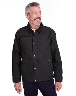 Dri Duck DD5091 - Chaqueta de Lona con Forro Acolchado y Cuello de Pana