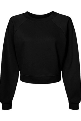Radsow KS505 - Crop Top Doux en Molleton Personnalisé