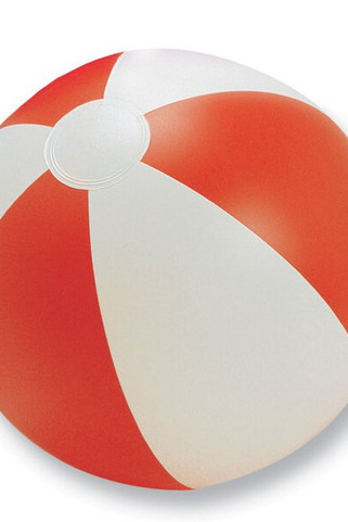 PLAYTIME Vibrant Striped Inflatable Beach Ball Ø23.5cm - GiftRetail IT1627