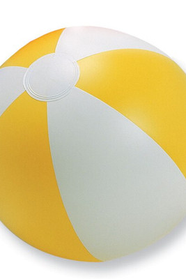 PLAYTIME Vibrant Striped Inflatable Beach Ball Ø23.5cm - GiftRetail IT1627