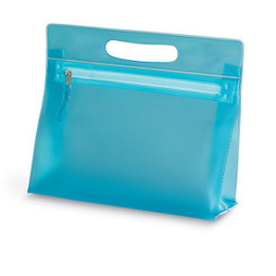 GiftRetail IT2558 - MOONLIGHT Clear PVC Travel Cosmetic Pouch with Zipper