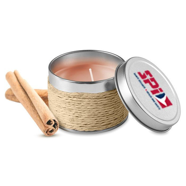GiftRetail IT2873 - DELICIOUS Aromatic Tin Candle in Decorative Box