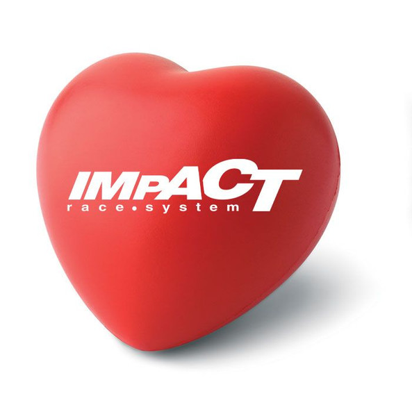 GiftRetail IT3459 - LOVY Stress Relief Heart-Shaped PU Foam Squeeze Toy