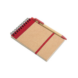 GiftRetail IT3789 - SONORA Eco-Friendly SONORA A6 Notepad with Pen Set