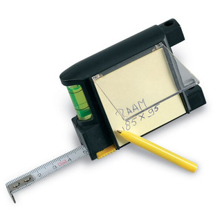 COLINDALES 2m Measuring Tape with Memo Pad and Pen - GiftRetail KC2182