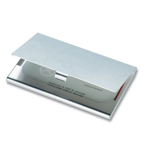 EPSOM Sleek Aluminium Business Card Organizer - GiftRetail KC2225
