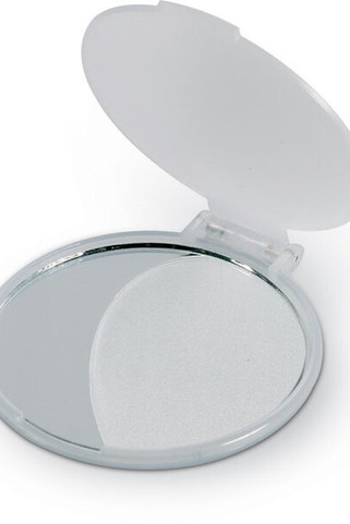 MIRATE Compact Single-Sided Plastic Make-Up Mirror - GiftRetail KC2466