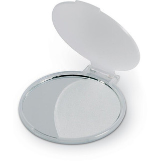 MIRATE Compact Single-Sided Plastic Make-Up Mirror - GiftRetail KC2466