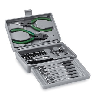 GUILLAUME Compact 25-Piece Foldable Tool Kit - GiftRetail KC3525