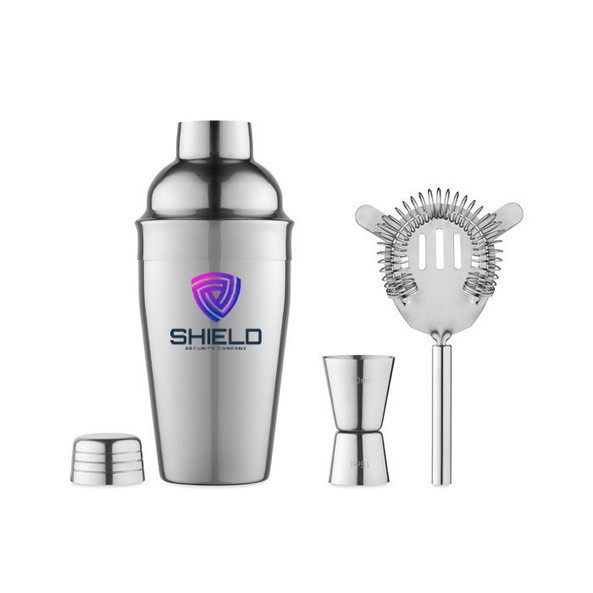 GiftRetail KC4298 - FIZZ Premium Stainless Steel Cocktail Shaker Set