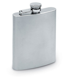 SLIMMY FLASK Elegant Matt Stainless Steel Large Hip Flask - GiftRetail KC4703