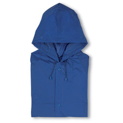 GiftRetail KC5101 - BLADO PVC Durable PVC Raincoat with Hood and Press-Stud Fastening
