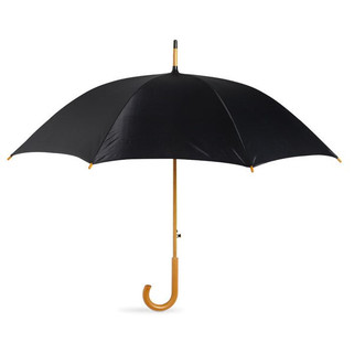 CUMULI Elegant 23 Inch Auto Open Wooden Handle Umbrella - GiftRetail KC5131