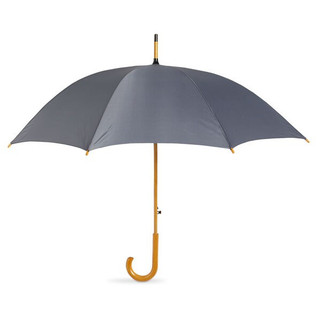 CUMULI Elegant 23 Inch Auto Open Wooden Handle Umbrella - GiftRetail KC5131