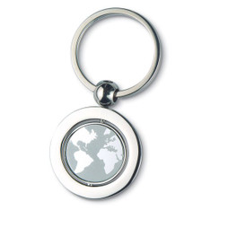 GiftRetail KC6297 - GLOBY Porta-chaves Globo em metal