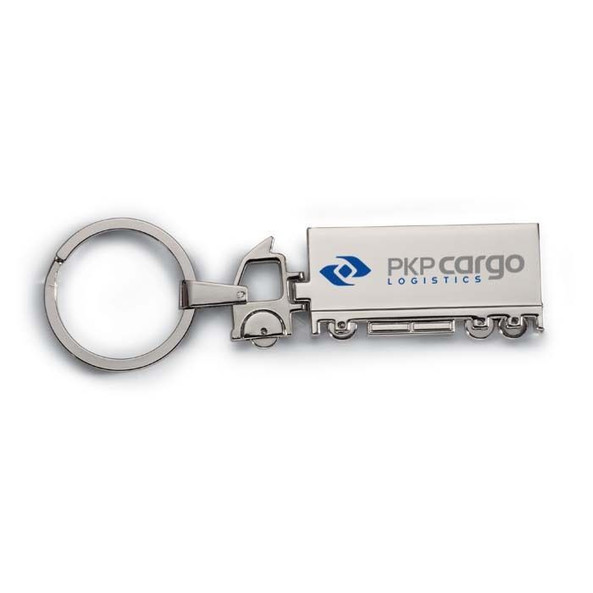 GiftRetail KC6300 - TRUCKY Premium Metal Truck Shaped Key Ring Gift Box