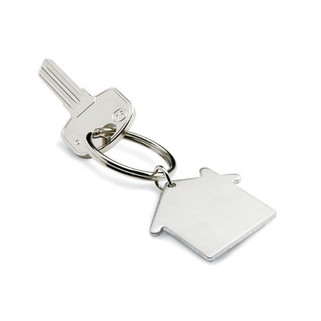 HEIM Brushed Metal House Key Holder - GiftRetail KC6589