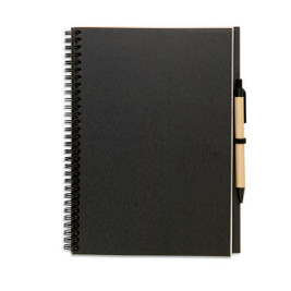 GiftRetail KC7013 - BLOQUERO PLUS Eco-Friendly Recycled Notebook with Pen Set