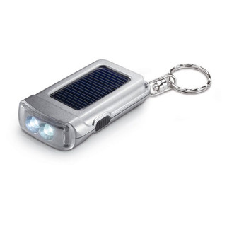 RINGAL Eco-Friendly Solar Powered LED Torch Keyring - GiftRetail KC7014
