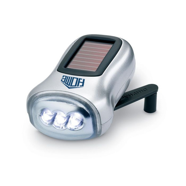 GiftRetail KC7130 - DYNASOL Eco-Friendly Dual Power Solar Dynamo Torch