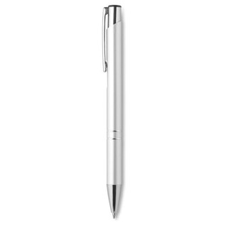 BERN Sleek Aluminium Push Button Pen with Black Ink - GiftRetail KC8893