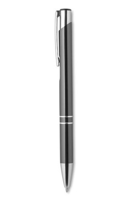 BERN Sleek Aluminium Push Button Pen with Black Ink - GiftRetail KC8893
