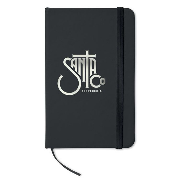 GiftRetail MO1800 - NOTELUX Premium A6 Notebook with Hard PU Cover