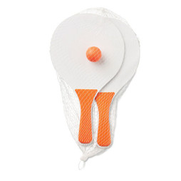 GiftRetail MO1911 - MINI MATCH Compact Beach Tennis Set with Soft Ball