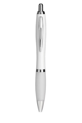 RIOCOLOUR Blue Ink Ball Pen with Soft Grip - GiftRetail MO3314